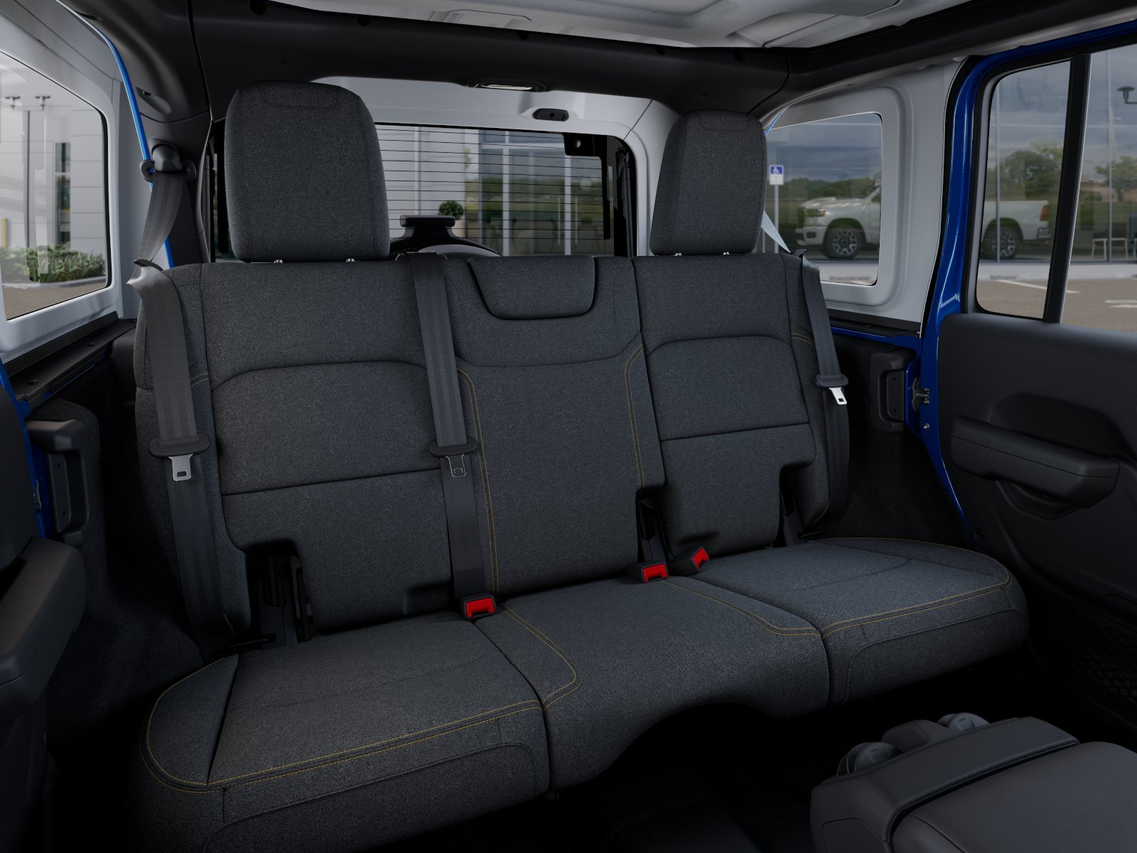 New 2025 Hydro Blue Pearl-Coat Exterior Paint Jeep 4-Door Sport S 4x4 image 41