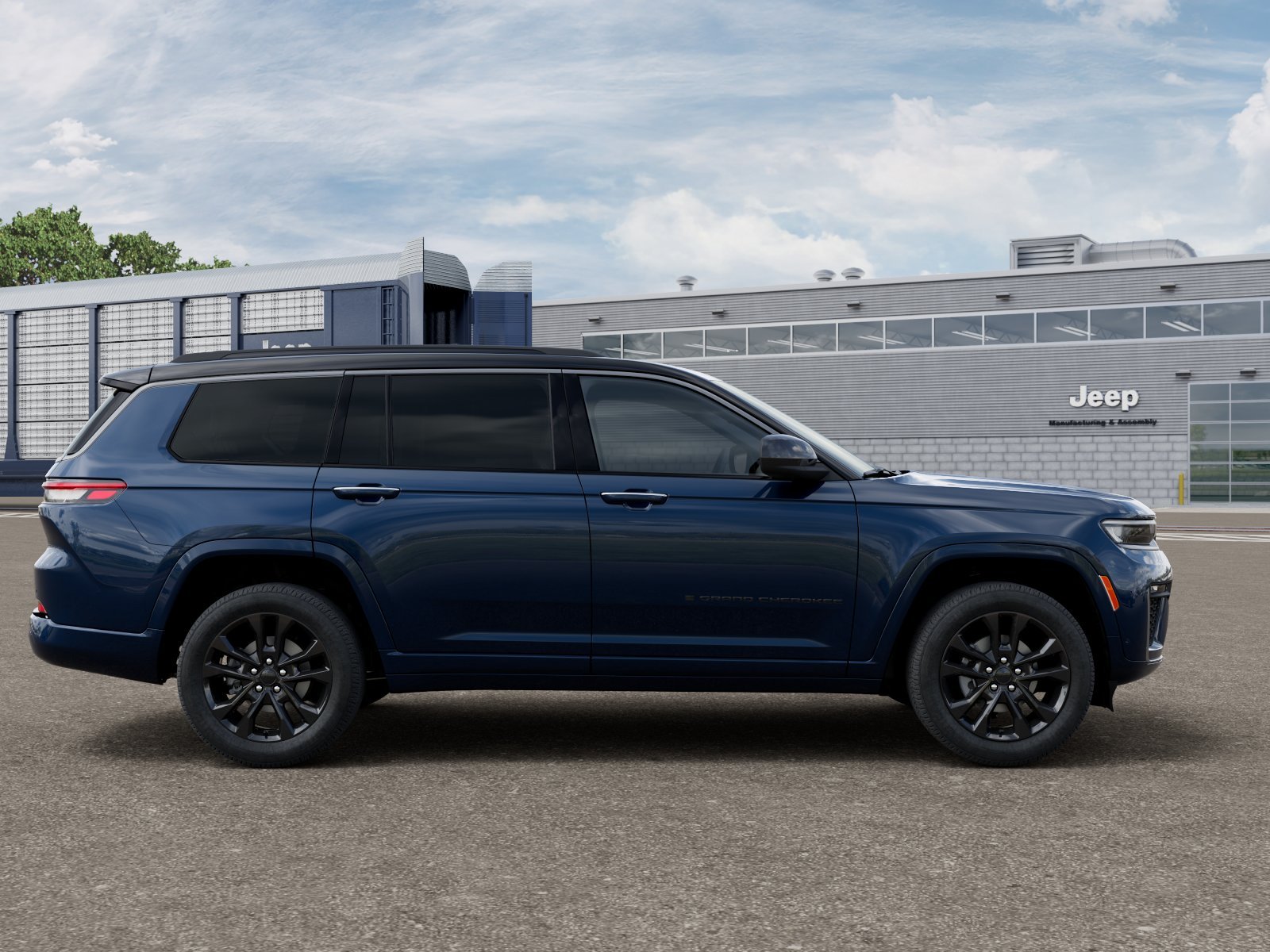 New 2026 Fathom Blue Pearl-Coat Exterior Paint Jeep Limited Reserve image 12