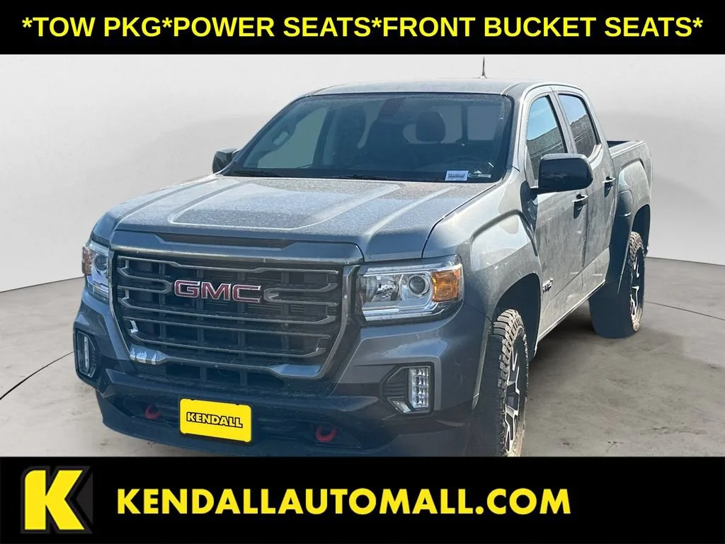 Certified Used 2022 SATIN STEEL METALLIC GMC 4WD AT4 w/Cloth image 1