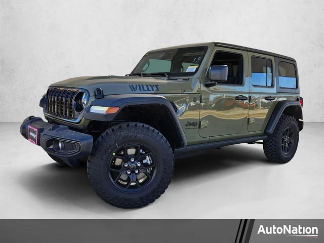 New 2026 Jeep Wrangler Willys 4x4 4-door