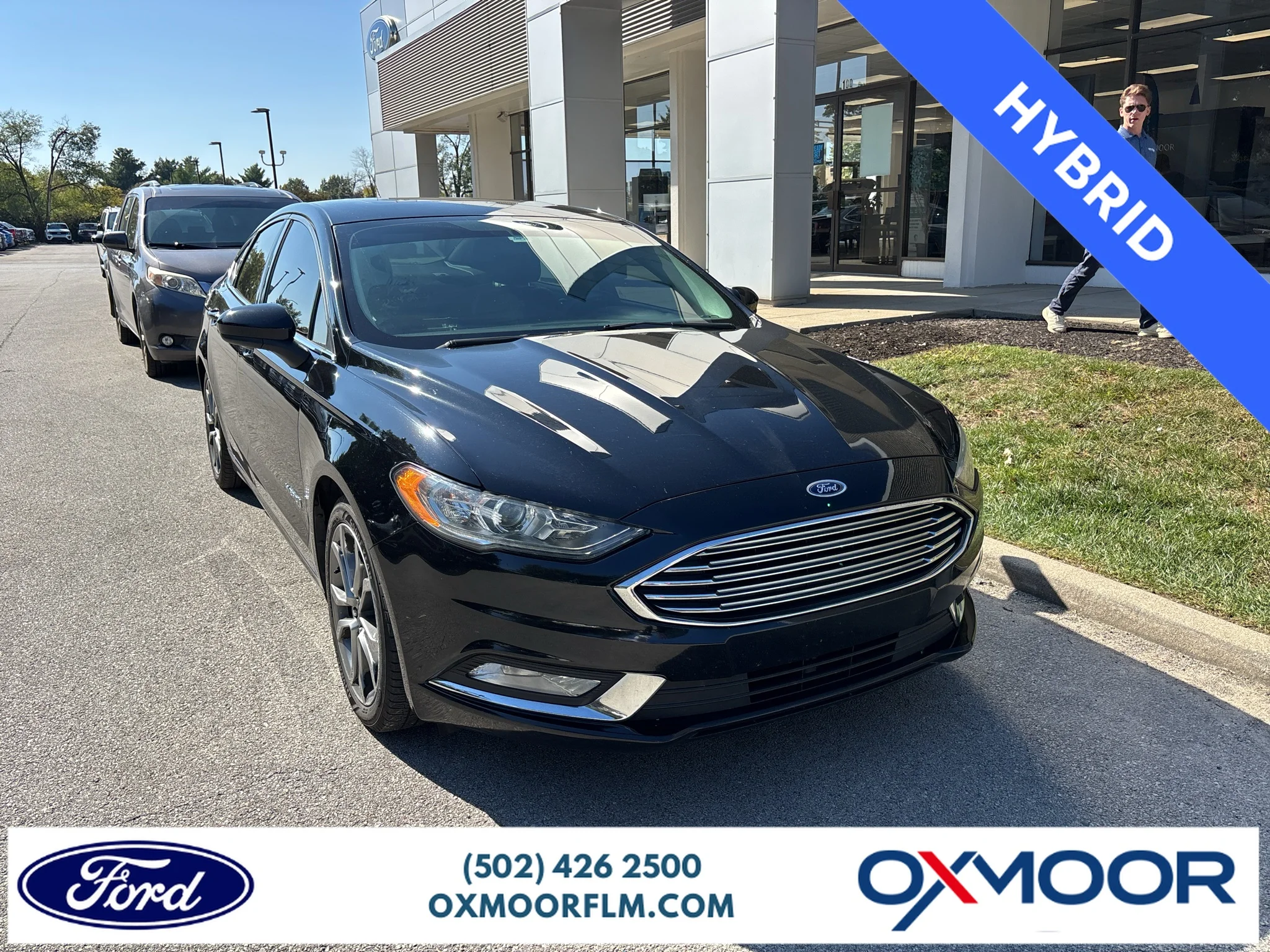 Used 2017 Black Ford SE Hybrid image 1