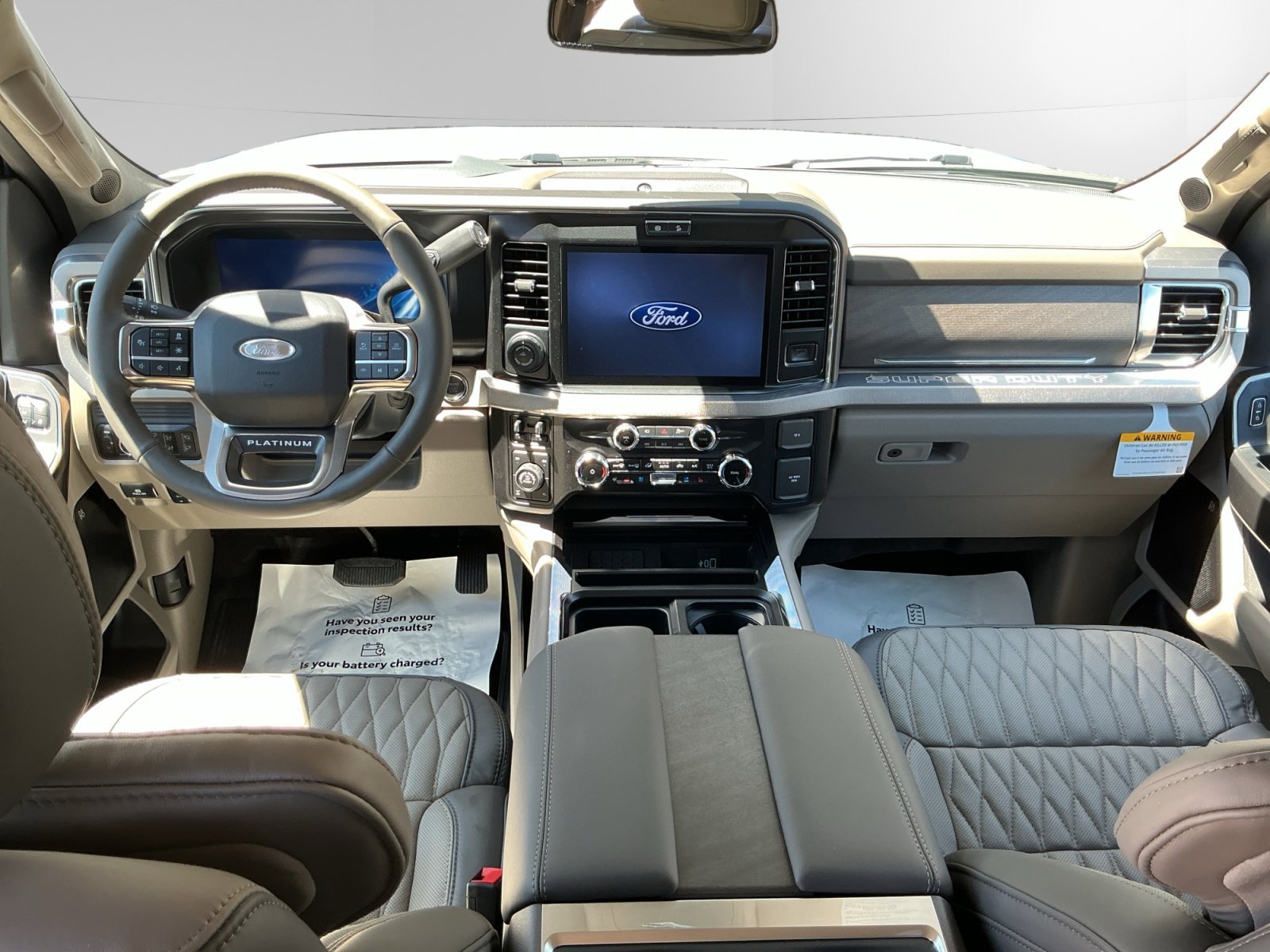 New 2026 Glacier Gray Metallic Tri-Coat Ford F-250® Platinum® image 10