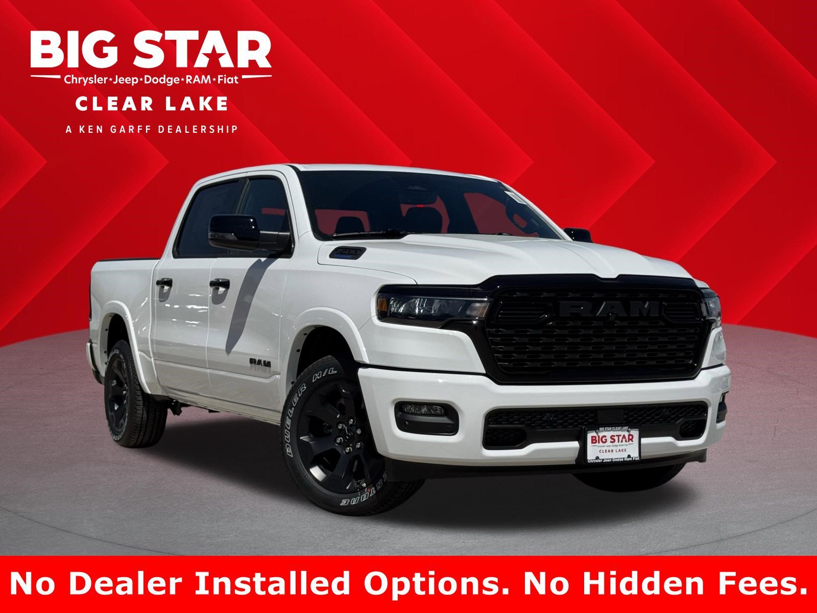New 2026 Bright White Clear-Coat Exterior Paint RAM Lone Star image 1