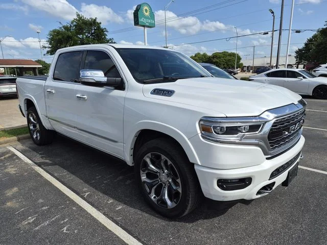 Used 2019 Ivory White Tri-Coat Pearlcoat Ram Limited image 1