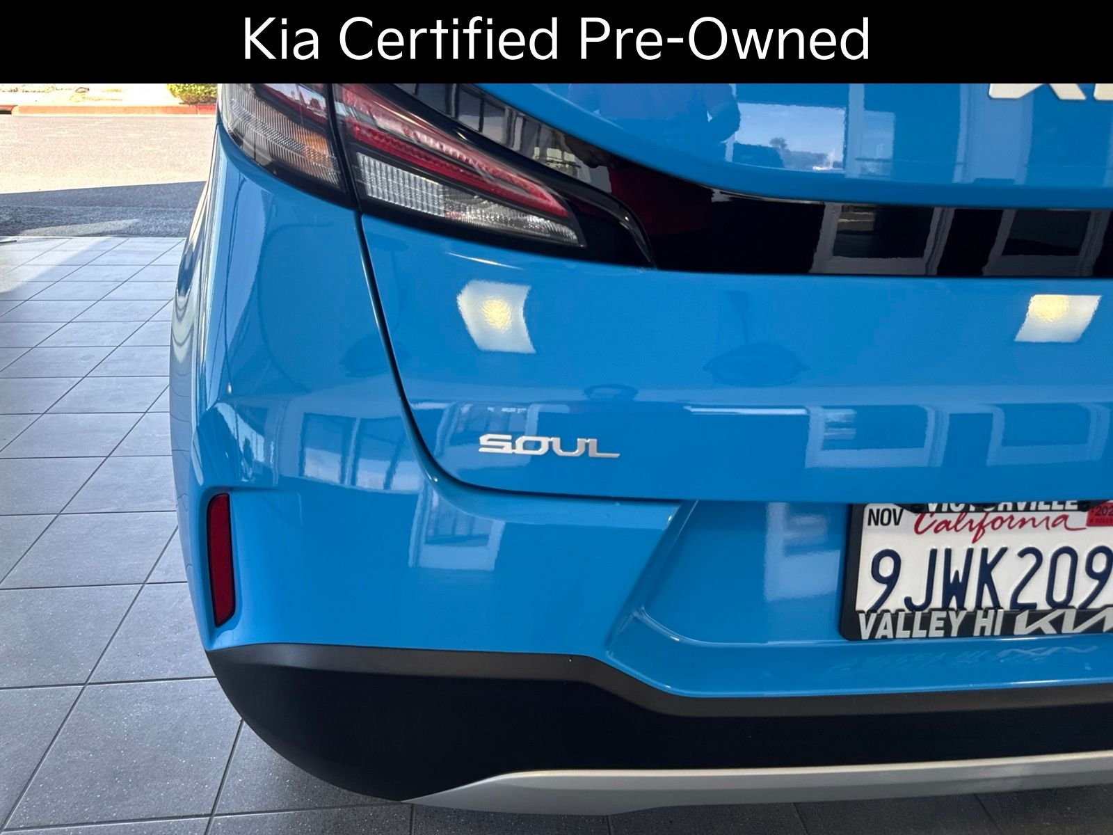 Certified Used 2024 Surf Blue Kia EX image 9