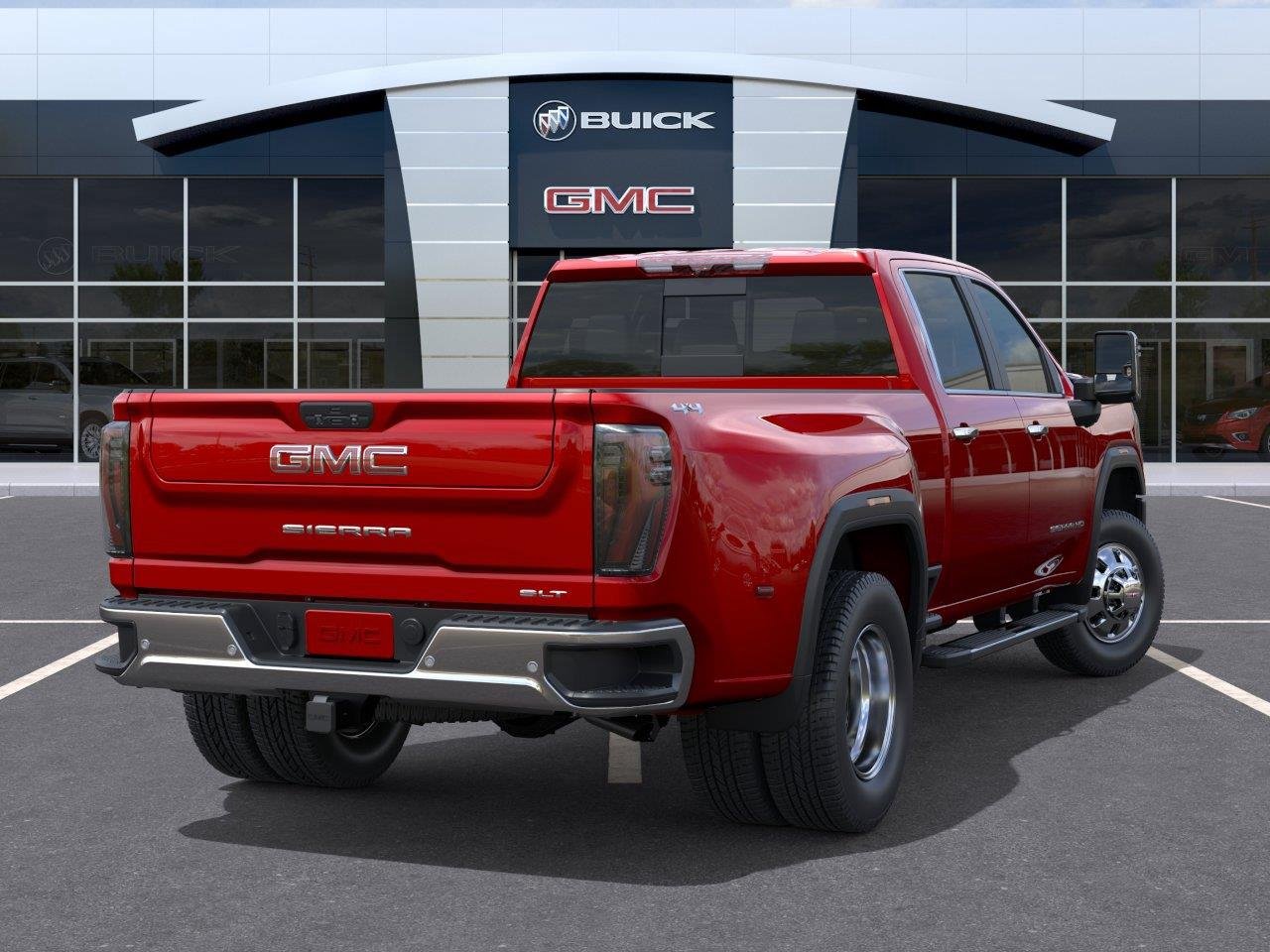 New 2026 Volcanic Red Tintcoat GMC SLT DRW image 4