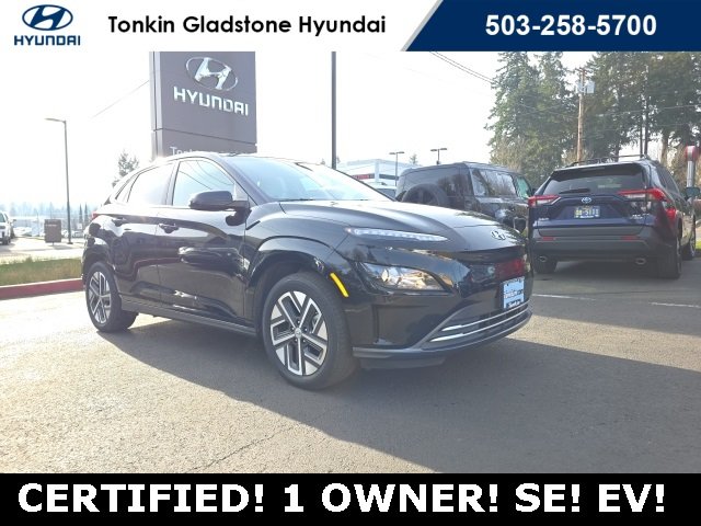 Certified 2023 Hyundai Kona EV SE with VIN KM8K23AG7PU166482 for sale in Gladstone, OR