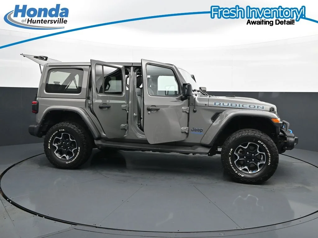 Used 2022 Gray Clearcoat Jeep Unlimited Rubicon 4xe image 43