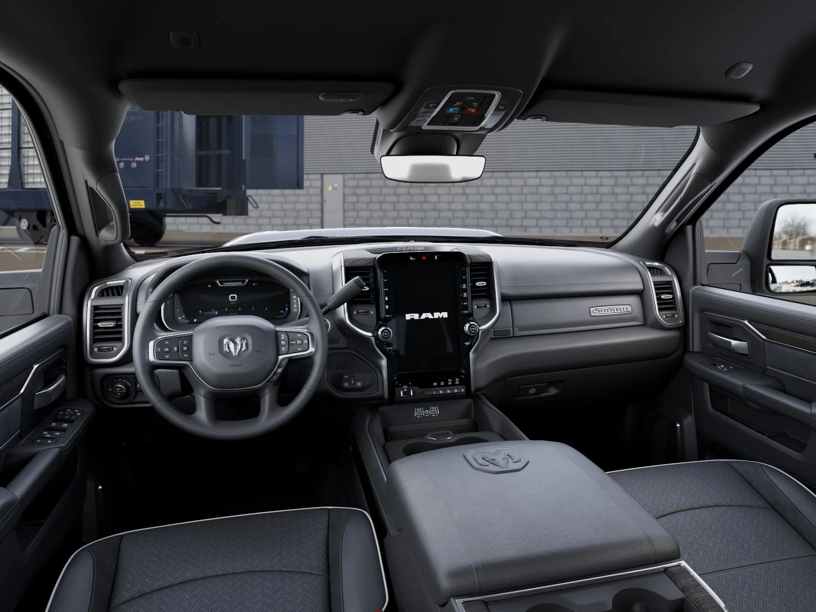 New 2026 Ceramic Gray Clear-Coat Exterior Paint RAM Laramie image 8