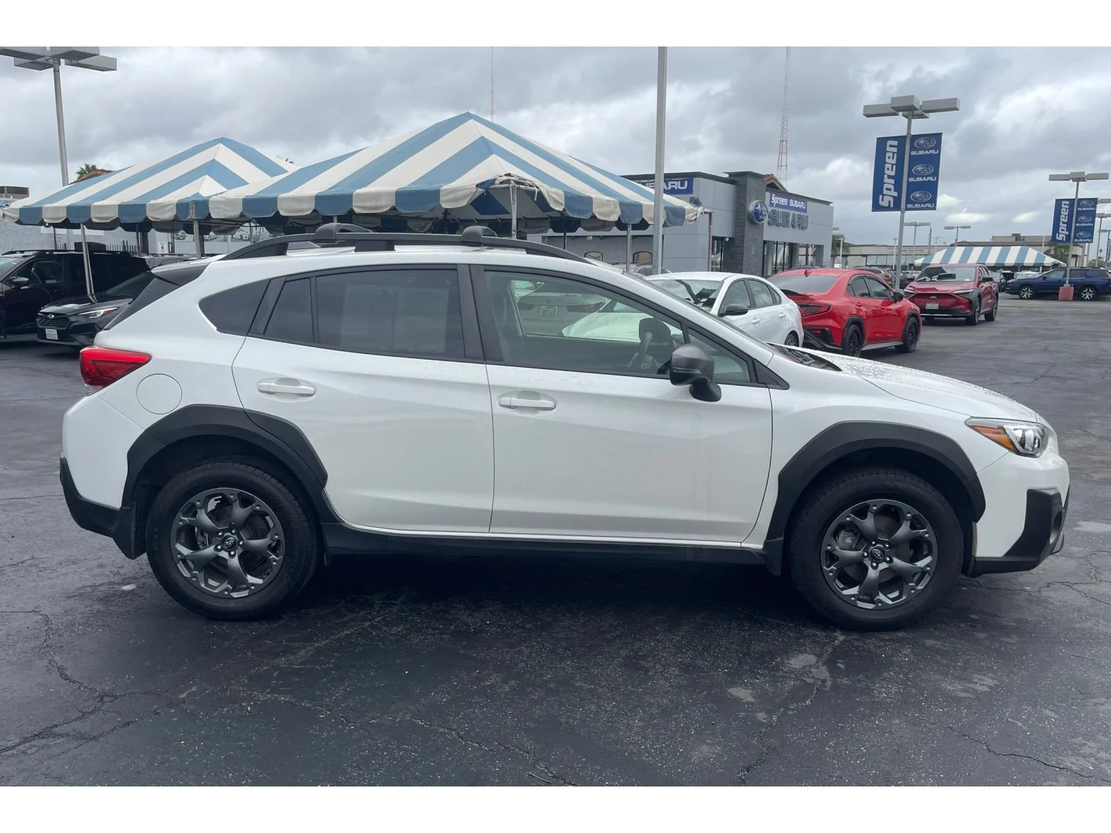 Used 2021 CRYSTAL WHITE PEA Subaru Sport image 7
