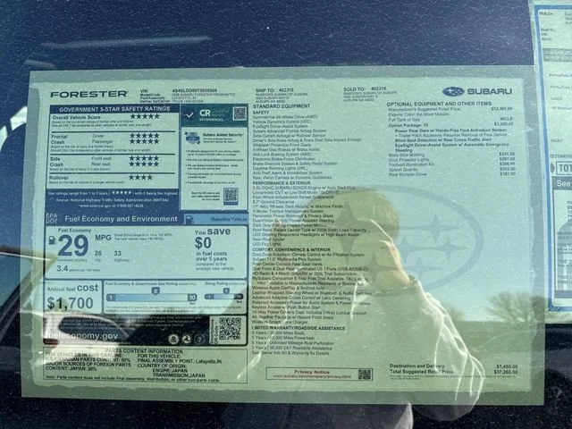 New 2026 ICE SILVER METALLIC Subaru Premium image 33