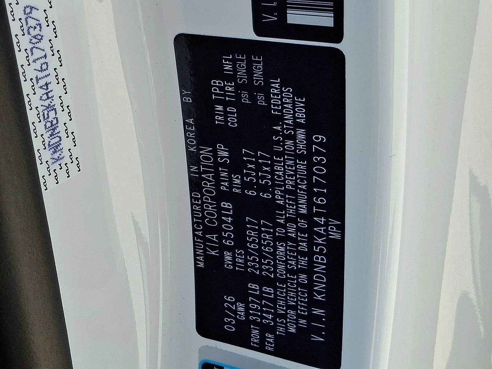 New 2026 White Kia LXS image 22