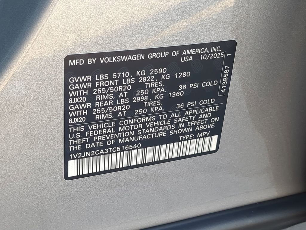 New 2026 Silver Volkswagen 2.0T SE w/Technology image 35