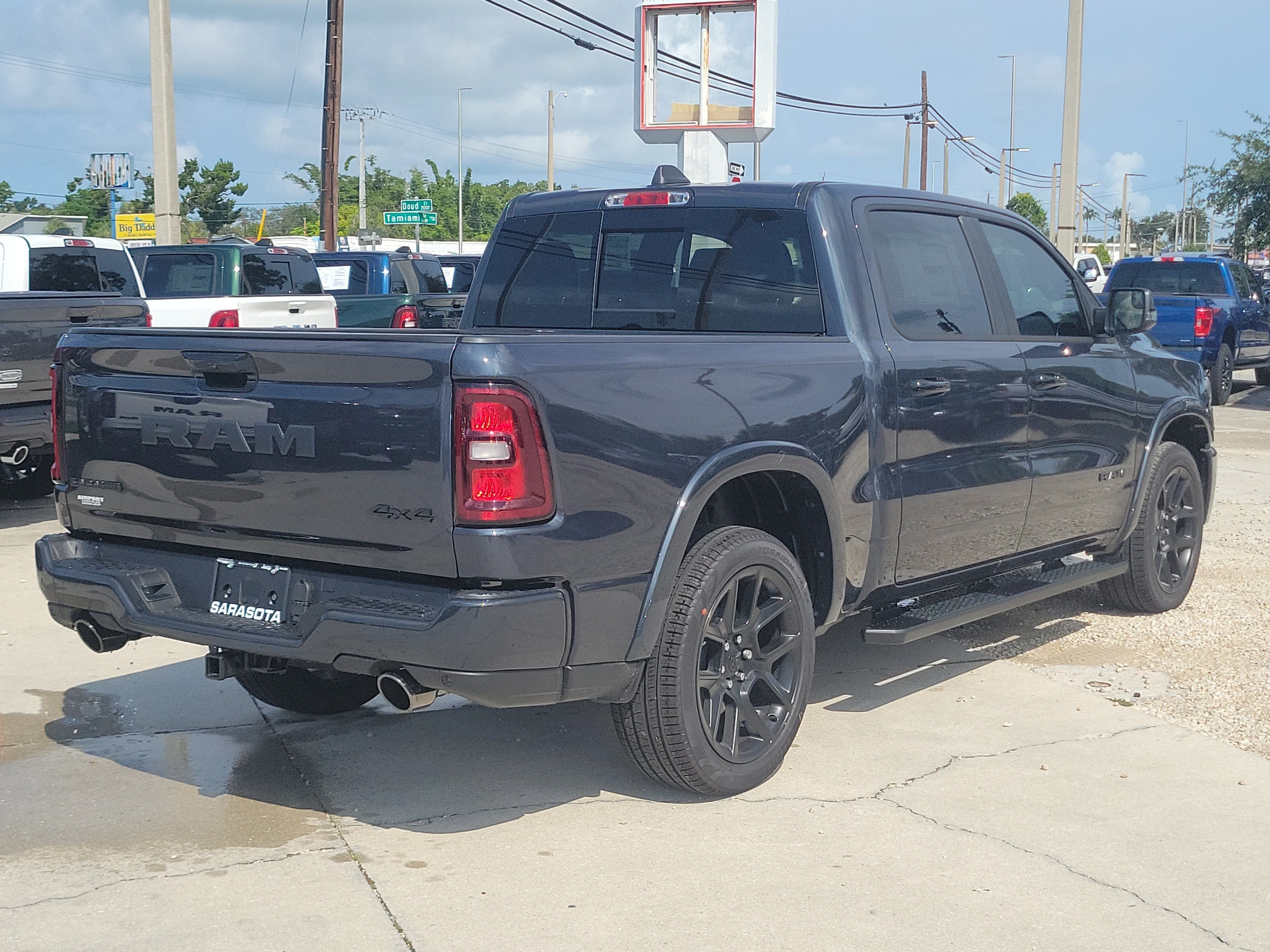 New 2026 Forged Blue Metallic Exterior Paint RAM Laramie image 7