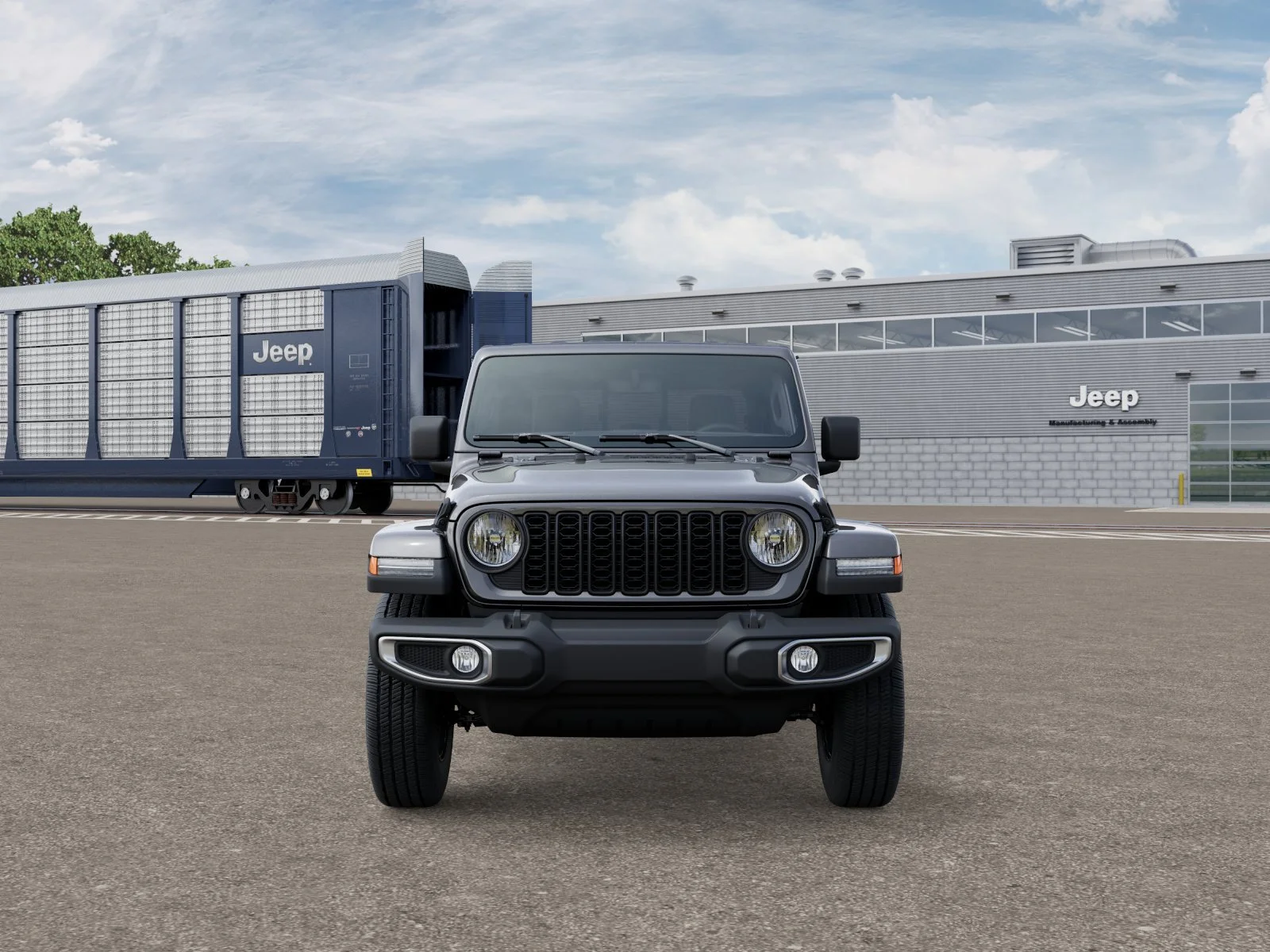New 2027 Granite Crystal Metallic Clearcoat Jeep Sport S image 6