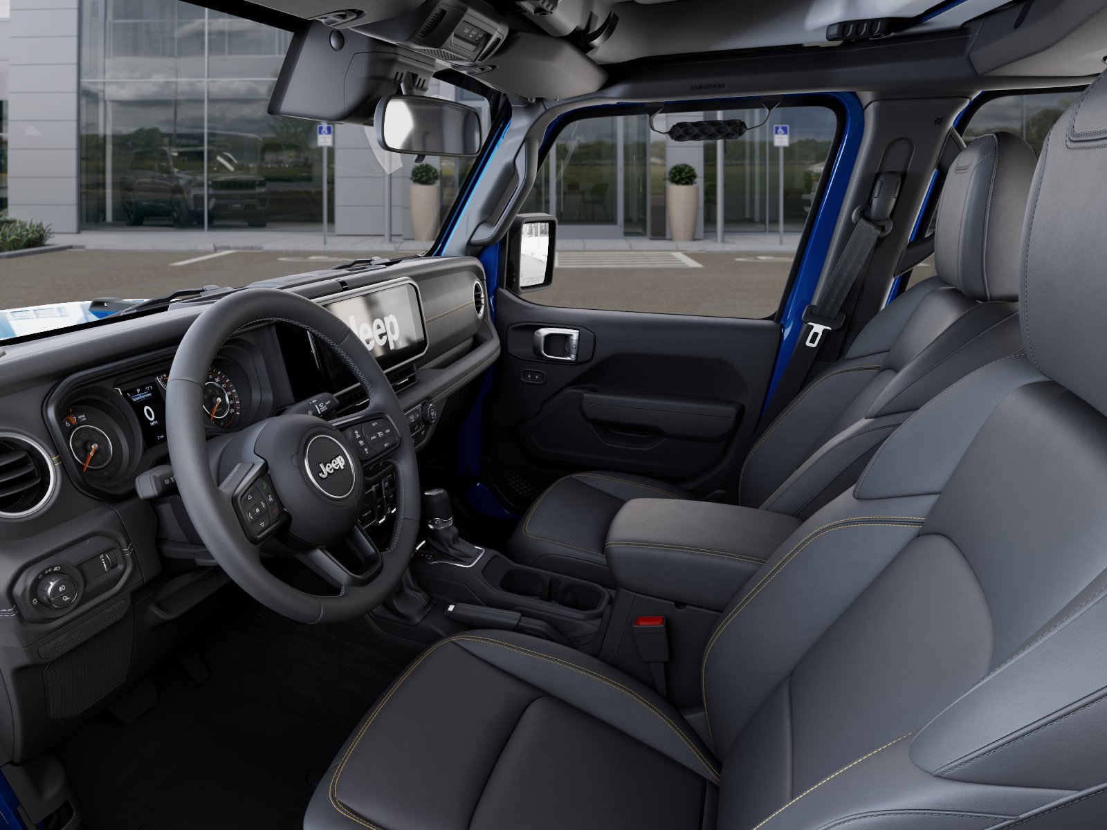 New 2026 Hydro Blue Pearl-Coat Exterior Paint Jeep Sahara image 58