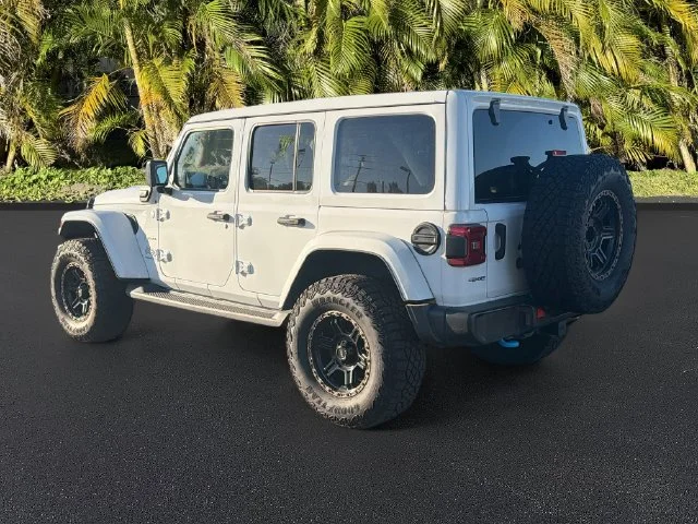 Used 2023 White Jeep Sahara 4xe image 8