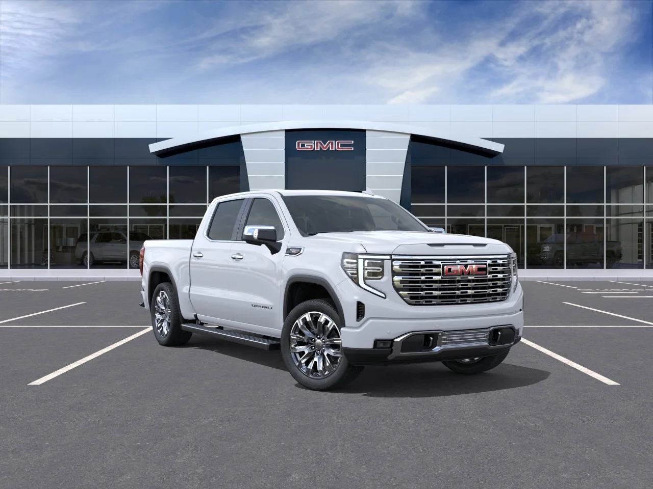 New 2026 Glacier White Tricoat GMC Denali image 1
