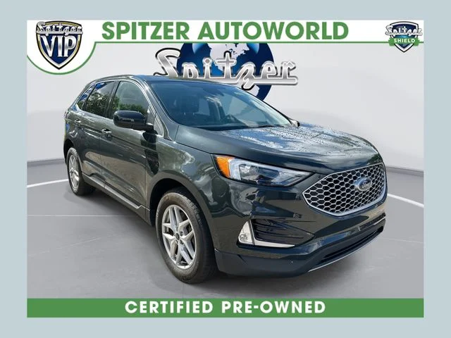 Certified Used 2024 Green Ford SEL image 1