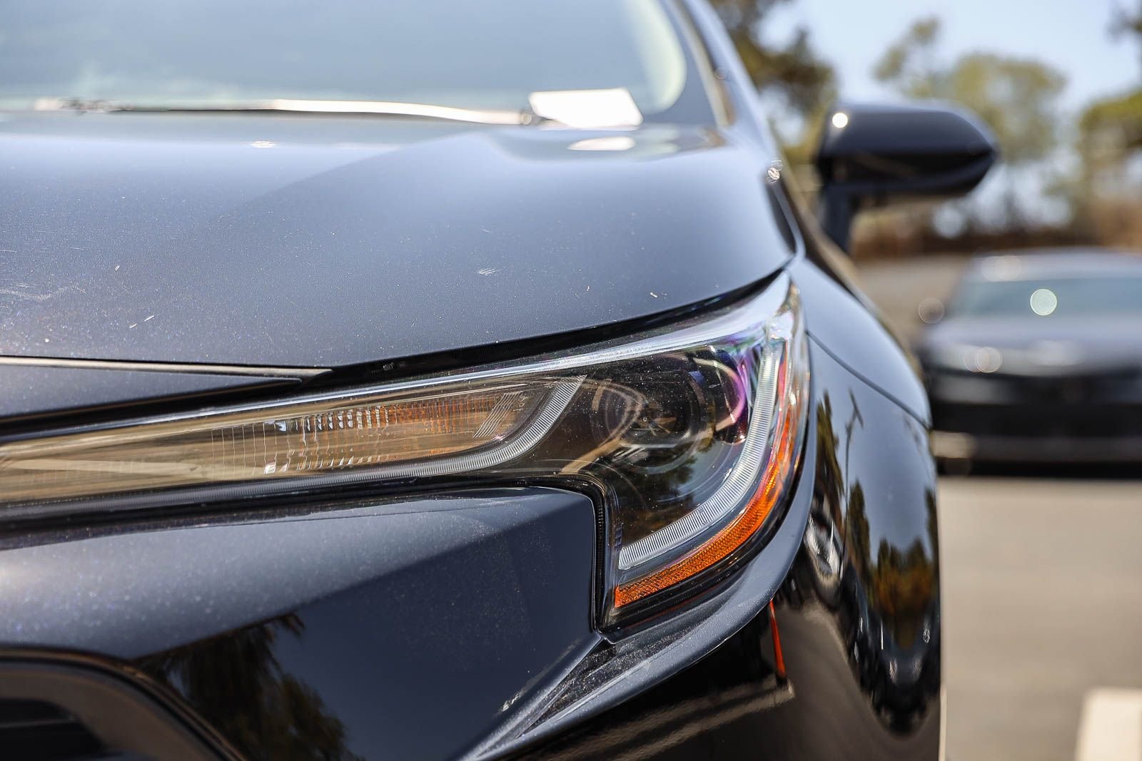 Certified Used 2024 MIDNIGHT BLACK METAL Toyota LE image 10