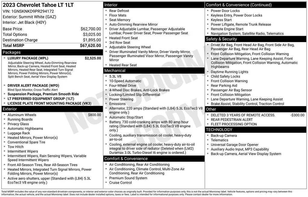 Used 2023 Summit White Chevrolet LT image 8