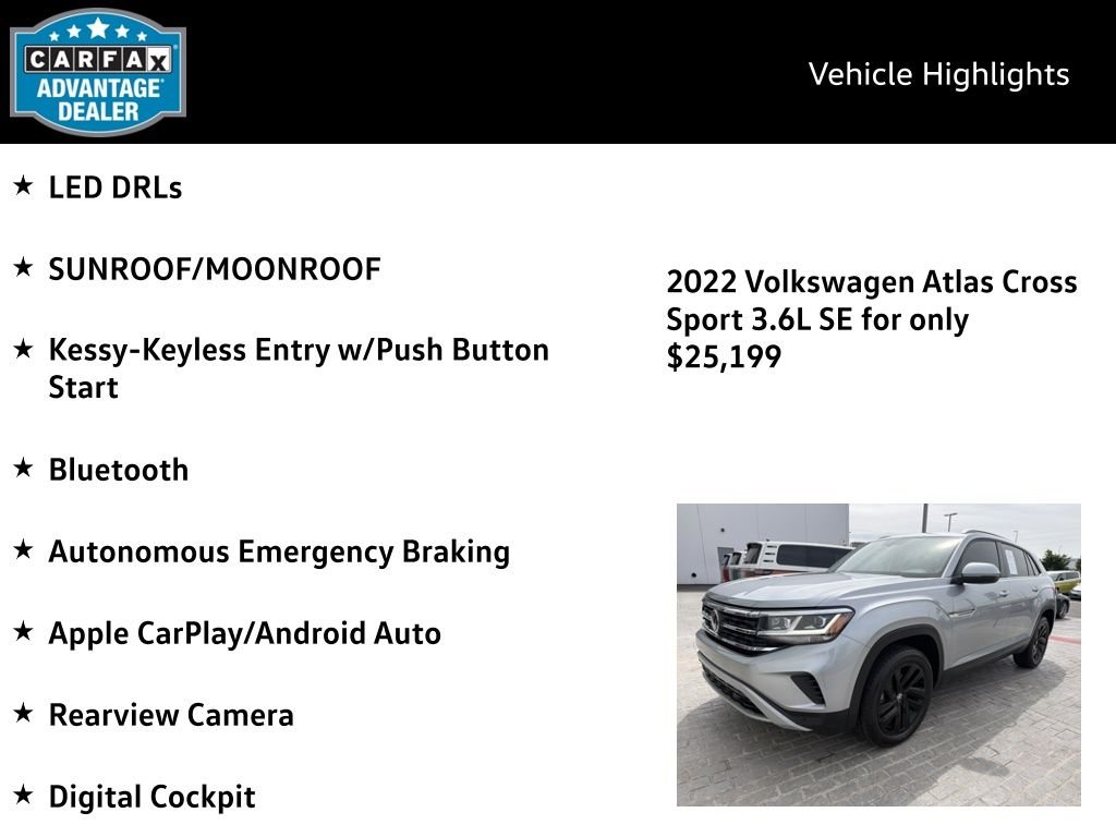 Certified Used 2022 Pyrite Silver Metallic Volkswagen 3.6L V6 SE w/Technology image 4