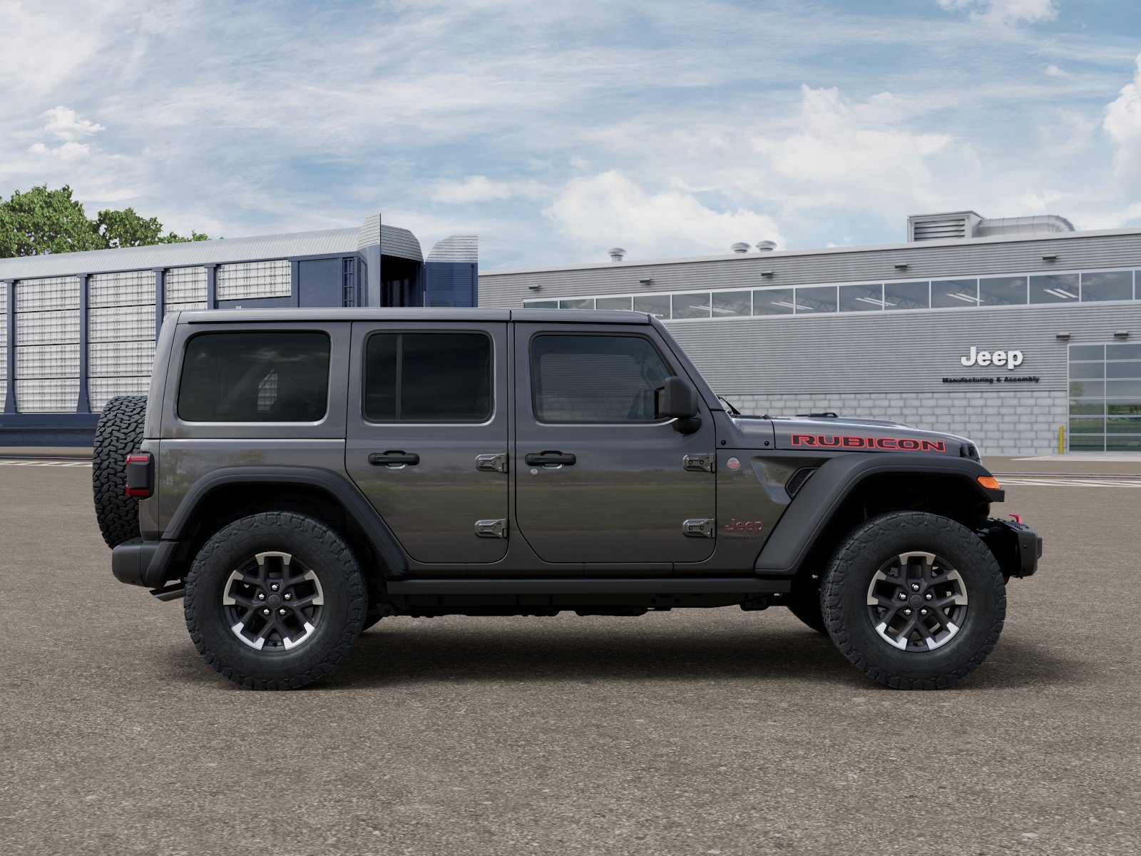 New 2026 Granite Crystal Metallic Clear-Coat Exterior Paint Jeep Rubicon image 54