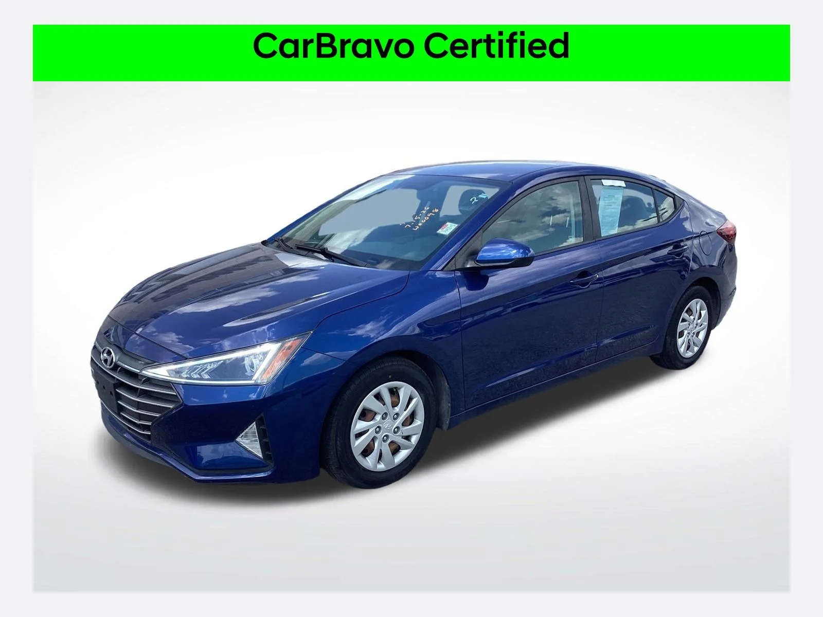 Certified Used 2020 Blue Hyundai SE image 1