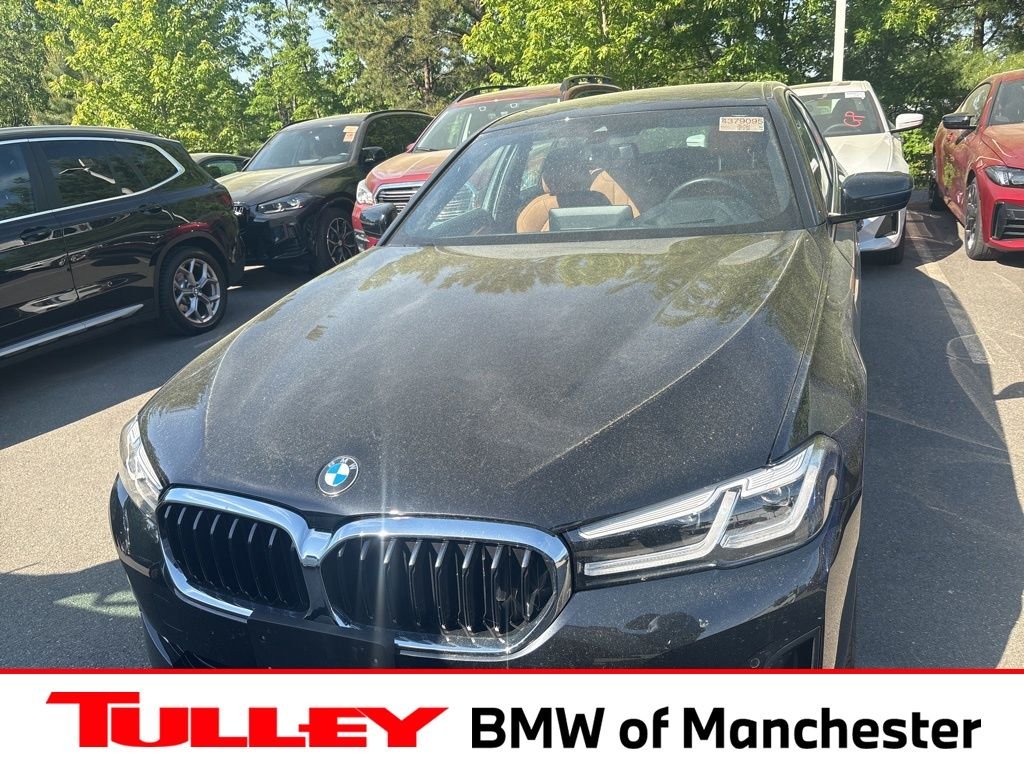 Certified Used 2023 Black BMW 530i xDrive image 1