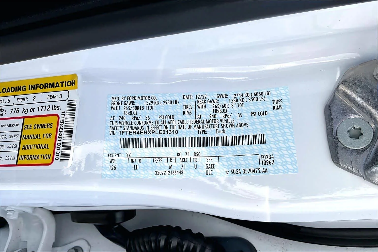 Used 2023 Oxford White Ford XLT image 35