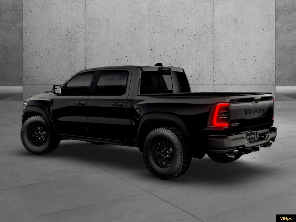 New 2026 Diamond Black Crystal Pearl-Coat Exterior Paint RAM RHO image 3