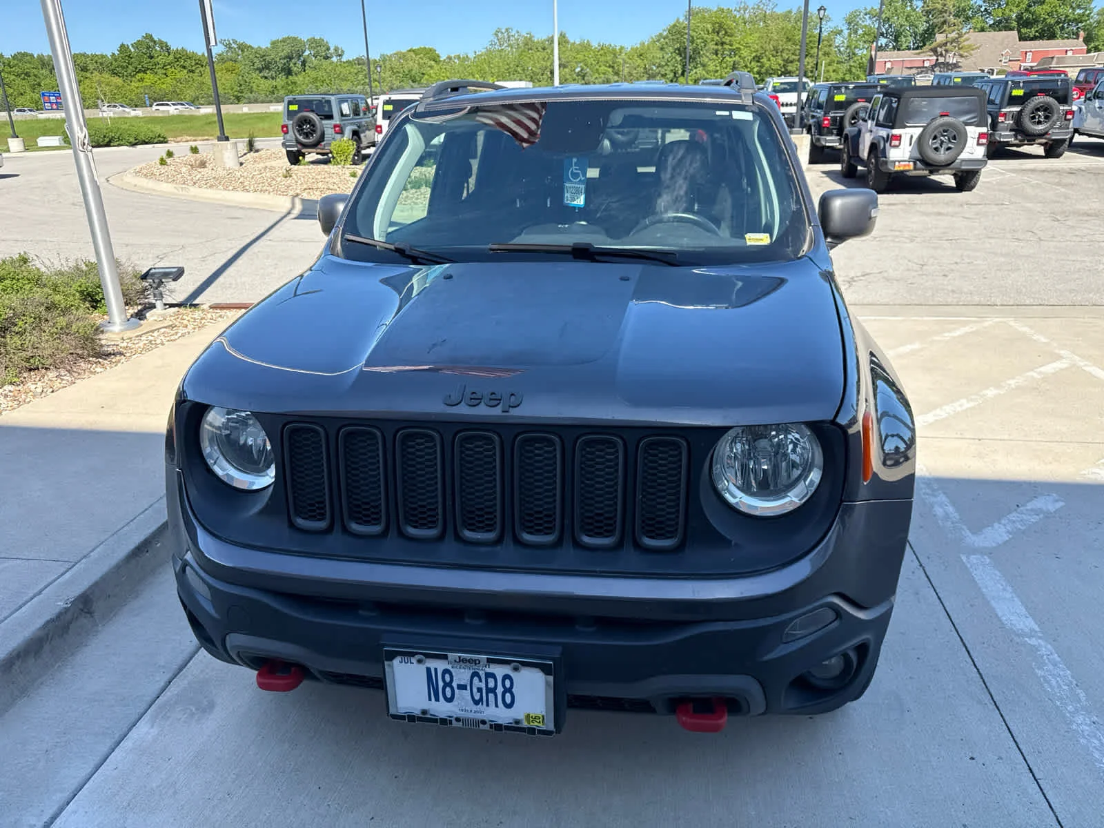 Used 2018 Jeep Renegade Trailhawk with VIN ZACCJBCB3JPH70207 for sale in Kansas City