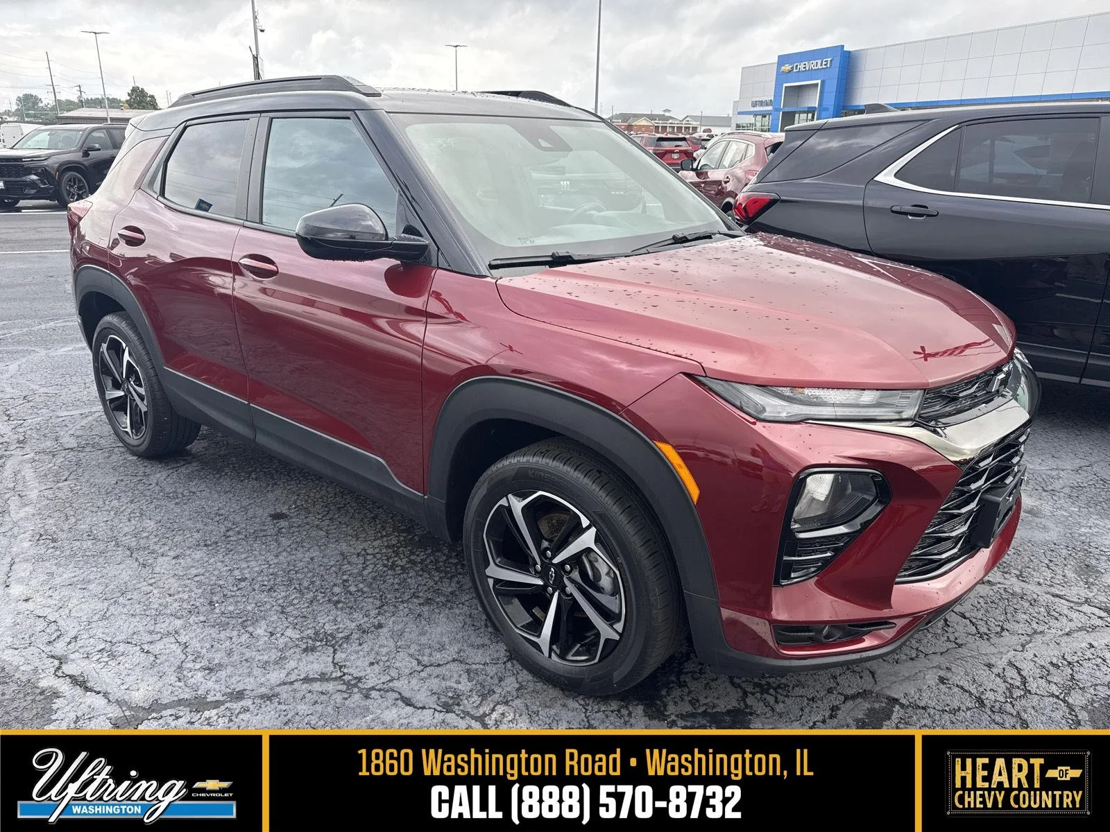 Used 2023 Crimson Metallic Chevrolet RS image 1