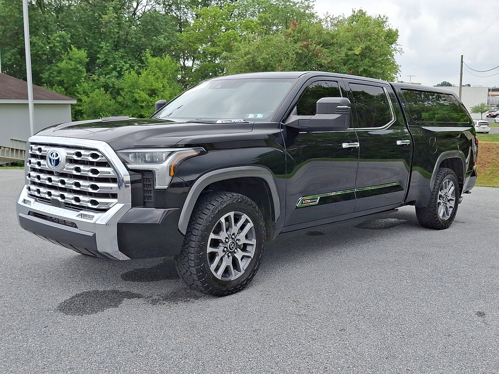 Used 2022 Midnight Black Metallic Toyota 1794 Edition Hybrid image 3