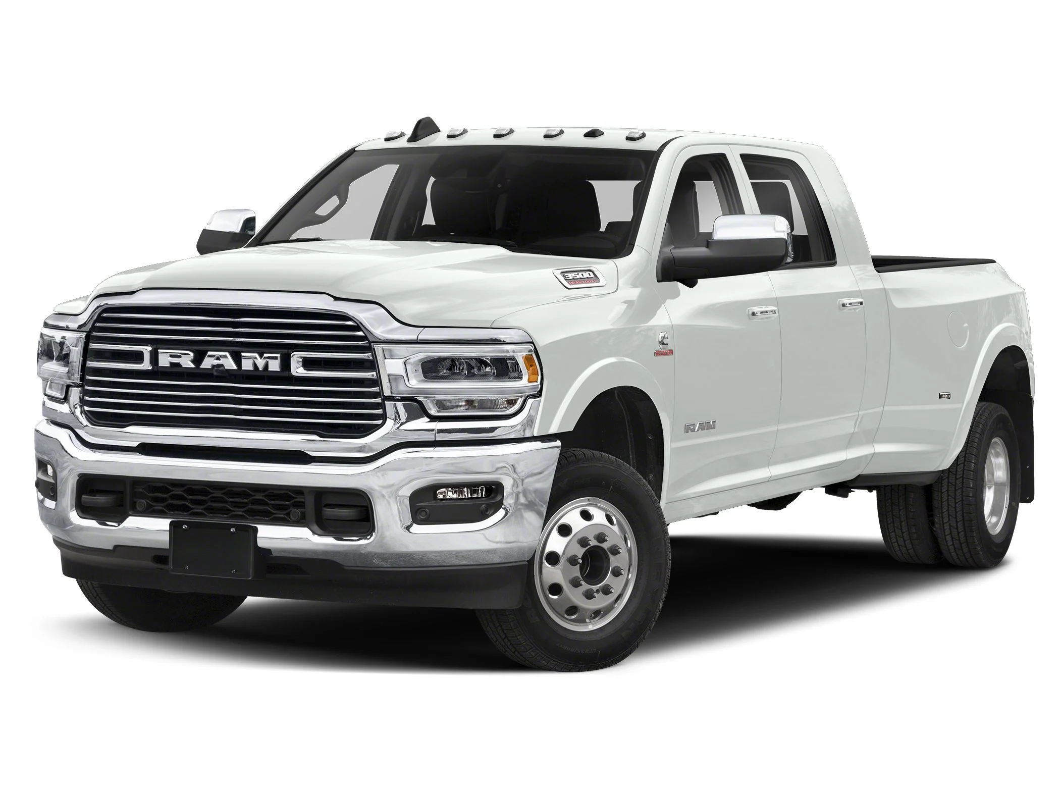 Used 2022 Bright White Clearcoat RAM Longhorn 4x4 Mega Cab 6.3 ft. box 160.5 in. WB image 1