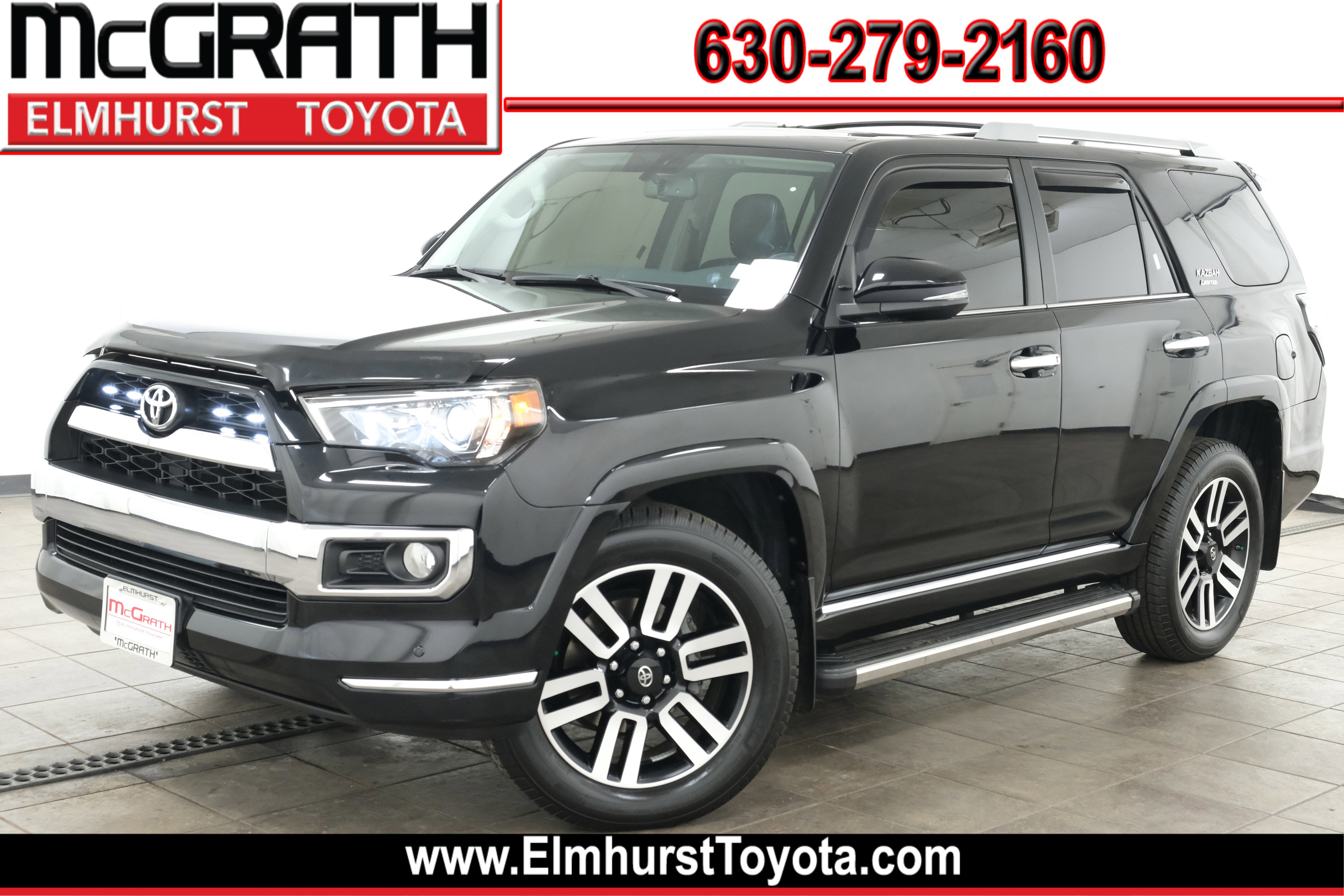 Midnight Black Metallic 2016 Toyota 4Runner Limited 4WD SUV / Crossover All-Wheel Drive 5-Speed Automatic