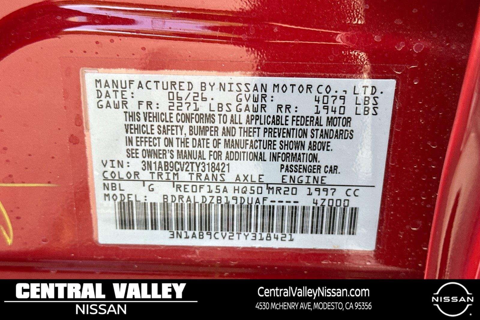New 2026 Scarlet Ember Tintcoat Nissan SV image 26