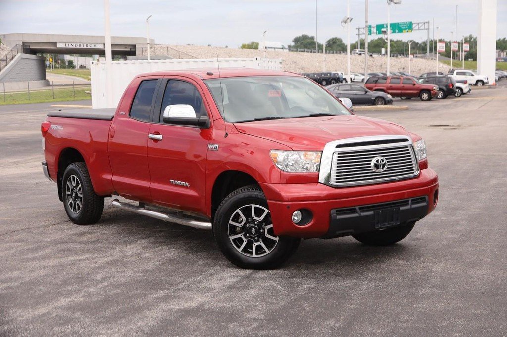 Used 2012 Barcelona Red Metallic Toyota Double Cab 5.7L V8 6-Spd AT LTD (Natl) image 2