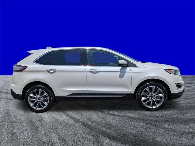 Certified Used 2017 White Platinum Clearcoat Metallic Ford Titanium image 3