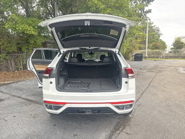 Used 2021 White Volkswagen 3.6L V6 SEL R-Line image 12