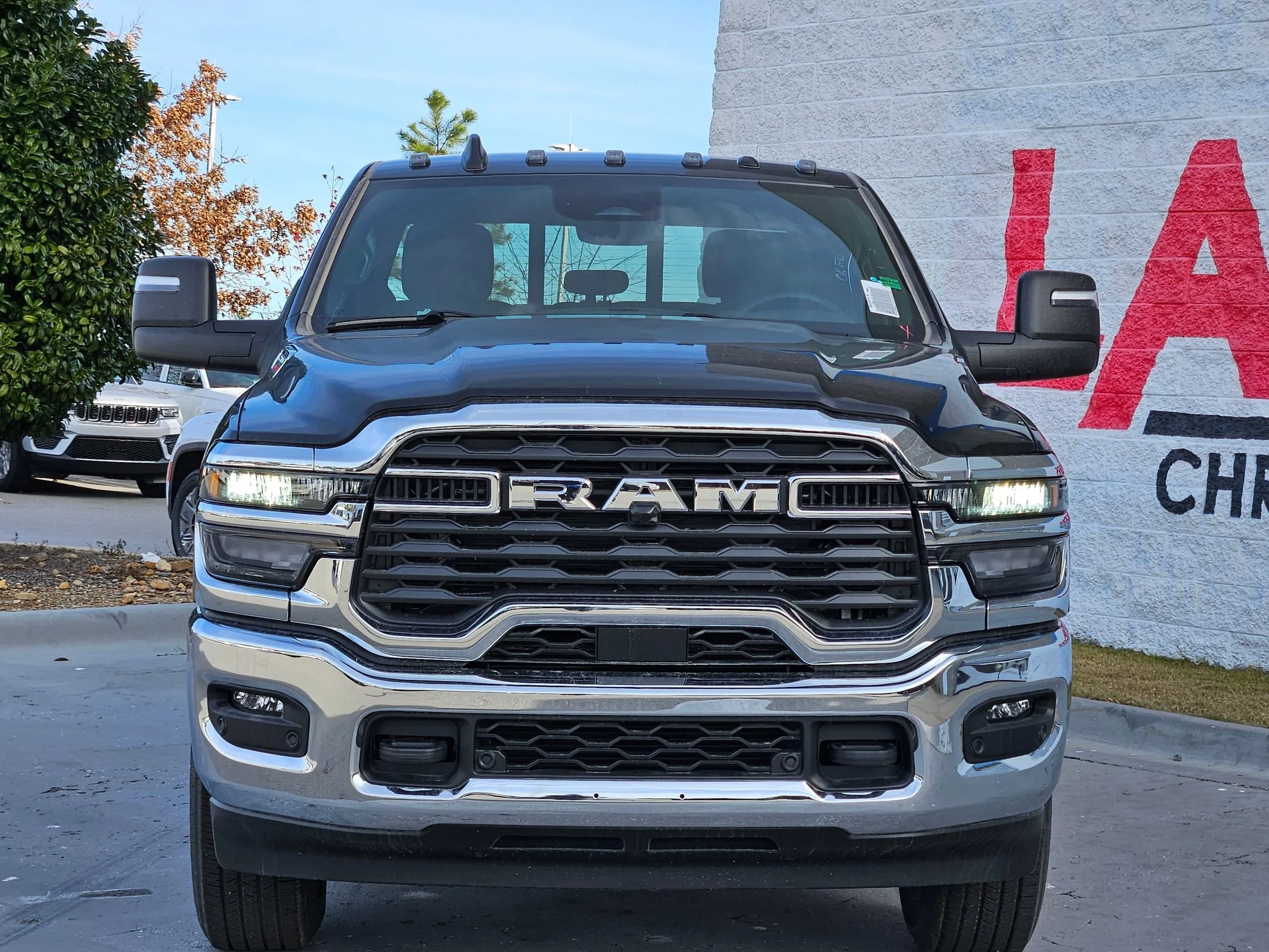 New 2026 Diamond Black Crystal Pearlcoat Ram Tradesman image 2