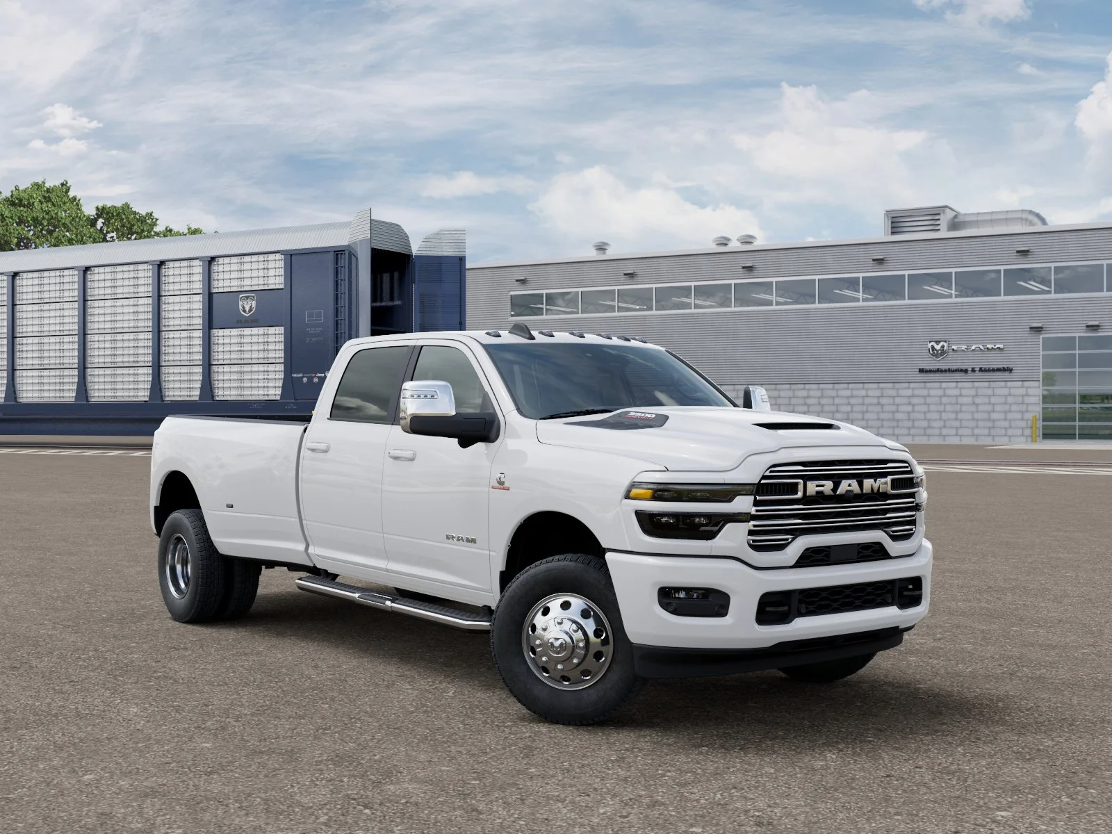 New 2026 Bright White Clear-Coat Exterior Paint RAM  image 3
