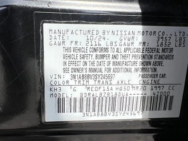 Used 2025 Black Nissan S image 14