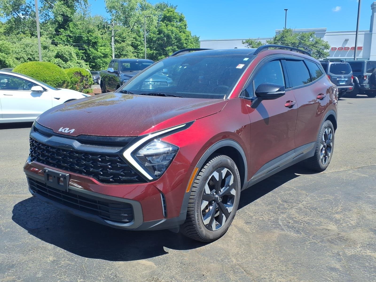 Certified Used 2023 Red Kia X-Line image 3