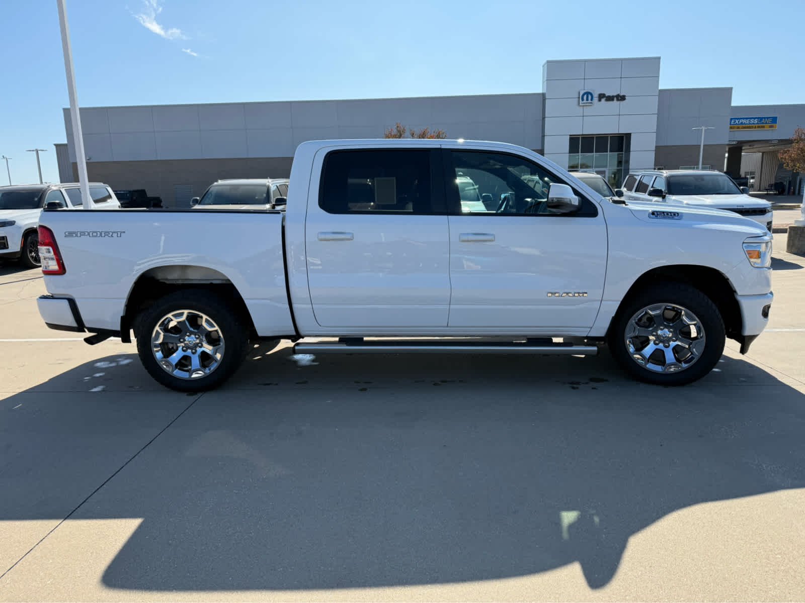 Used 2023 Bright White Clearcoat Ram Big Horn image 5