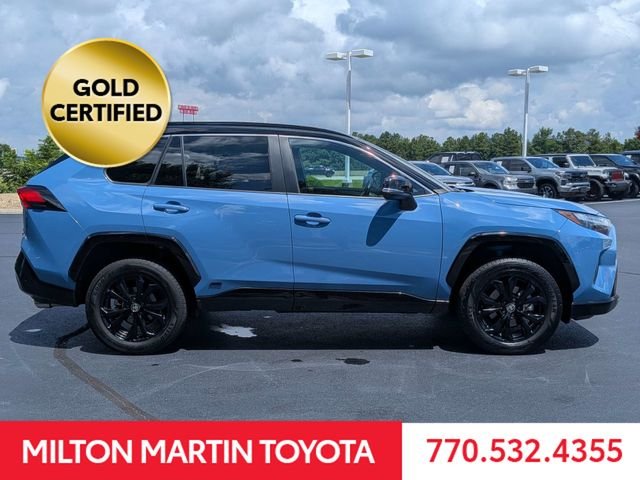 Certified Used 2022 Blue Toyota XSE image 8