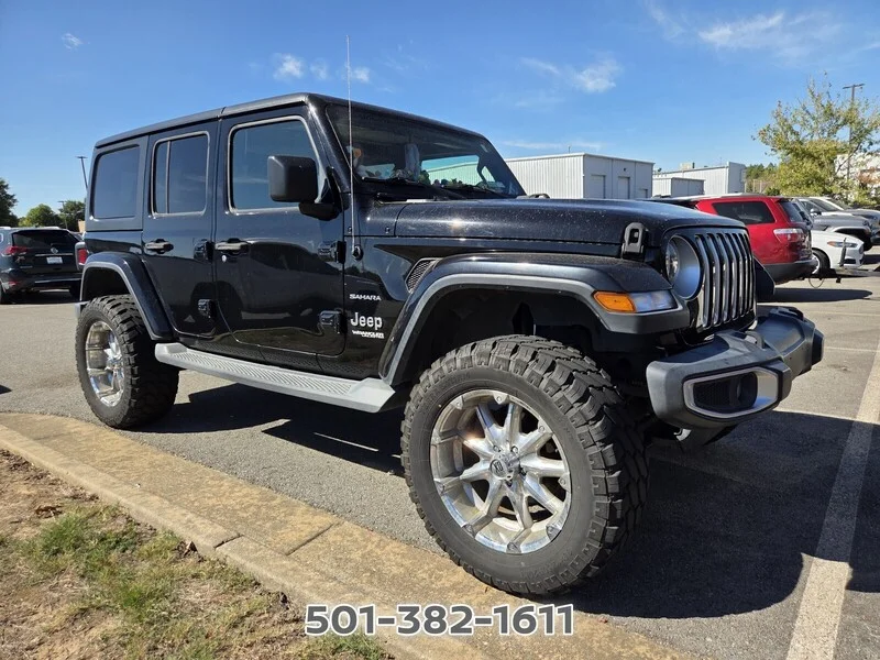 Used 2019 Black Clearcoat JEEP UNLIMITED SAHARA image 6