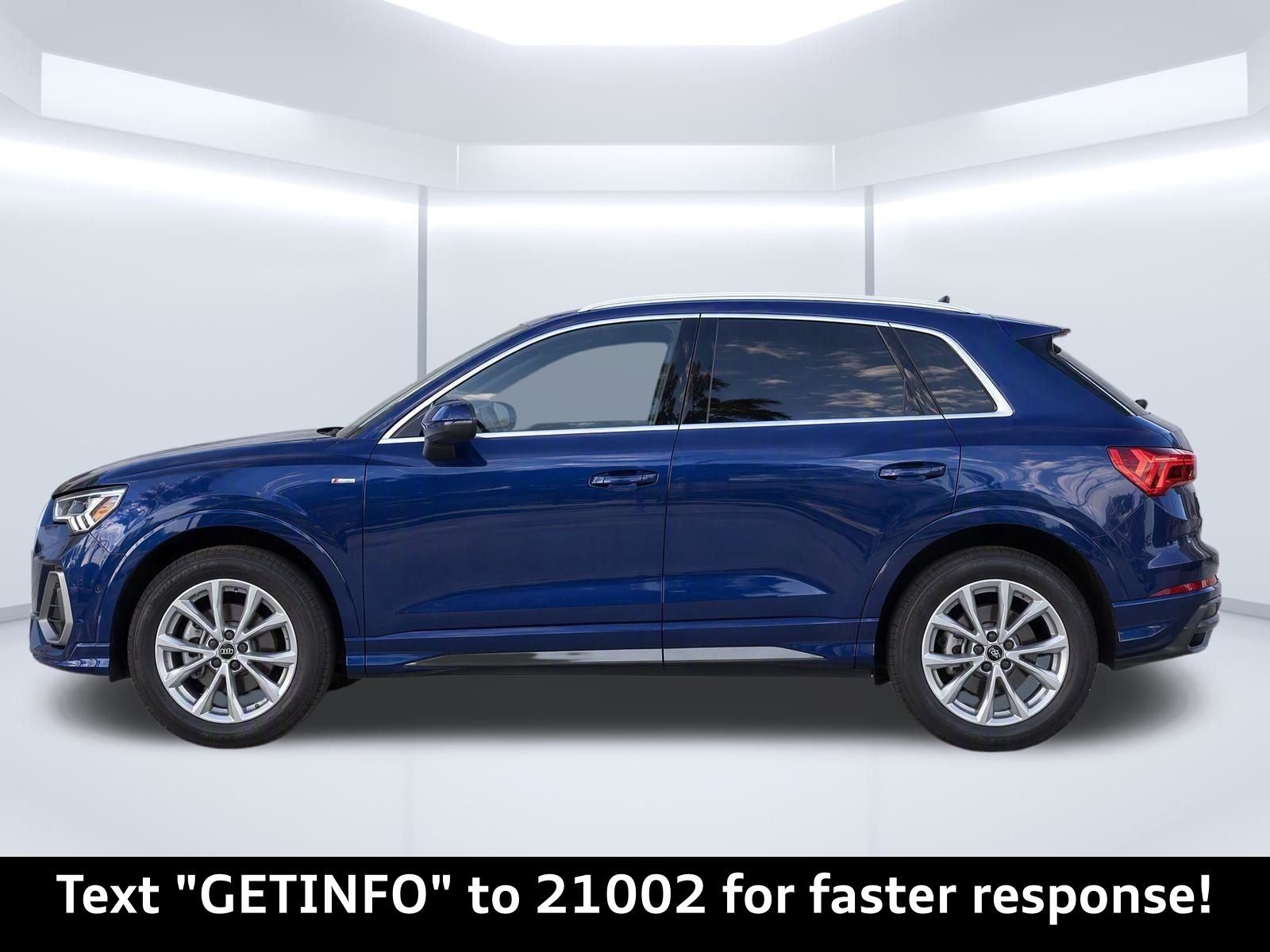 Used 2025 Blue Audi Premium image 2