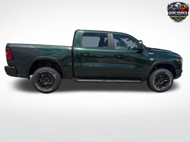 New 2026 Serrano-Green Metallic Exterior Paint RAM Rebel image 6