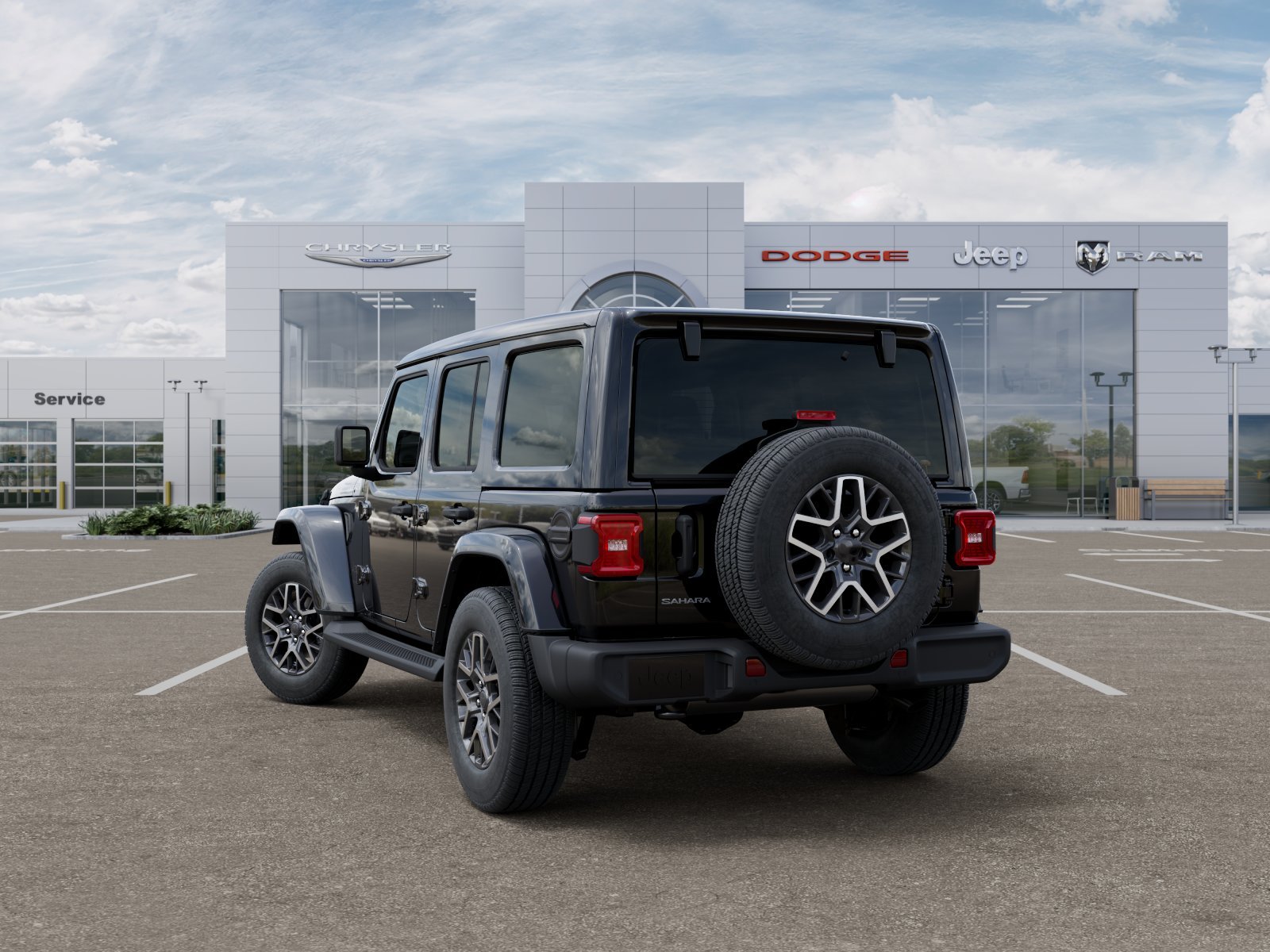 New 2026 Black Clear-Coat Exterior Paint Jeep Sahara image 29